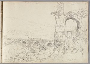 A View near Tivoli (Morning) by Thomas Cole